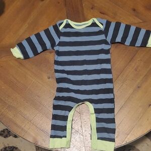 🐻      Gerber Blue and Green Footies One Piece